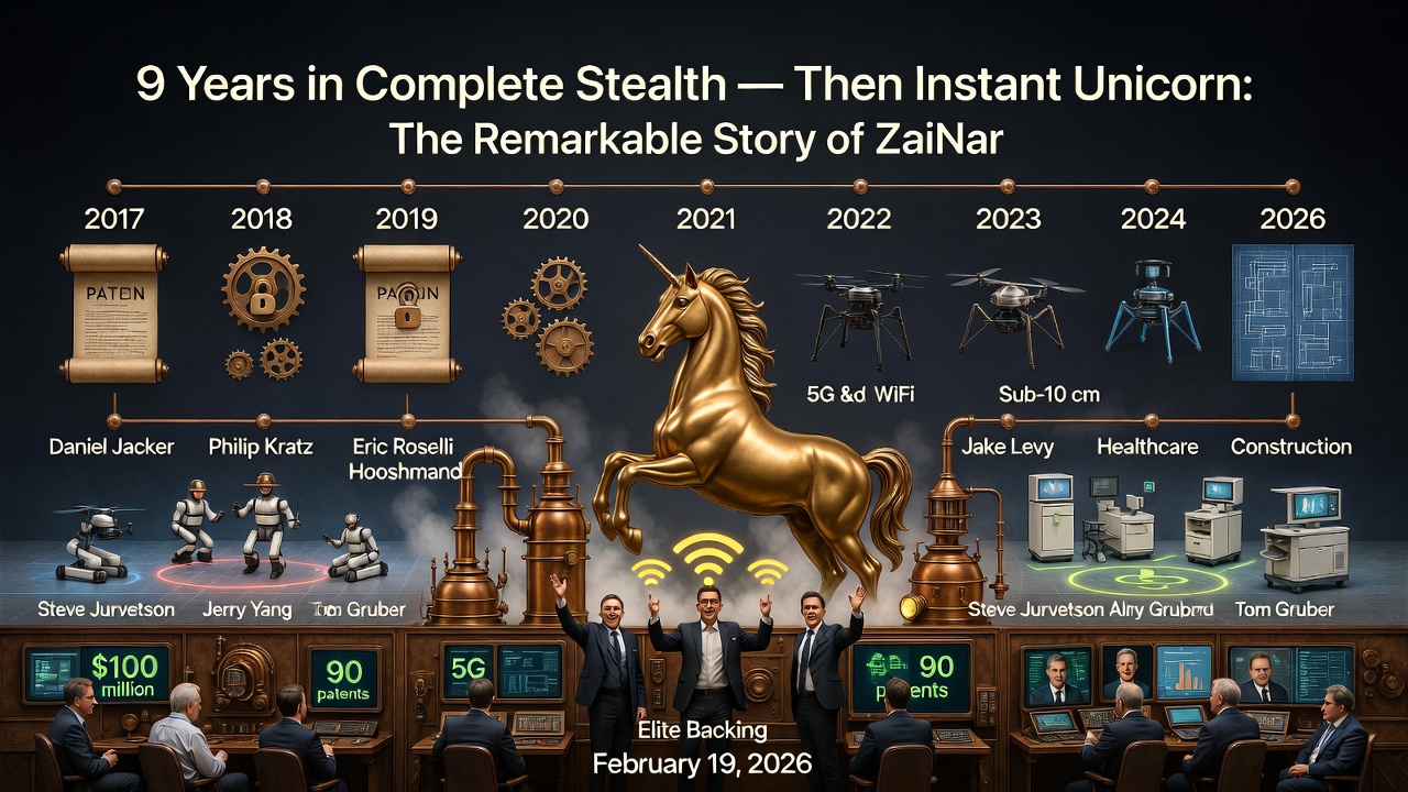 9 Years in Complete Stealth — Then Instant Unicorn: The Remarkable Story of ZaiNar