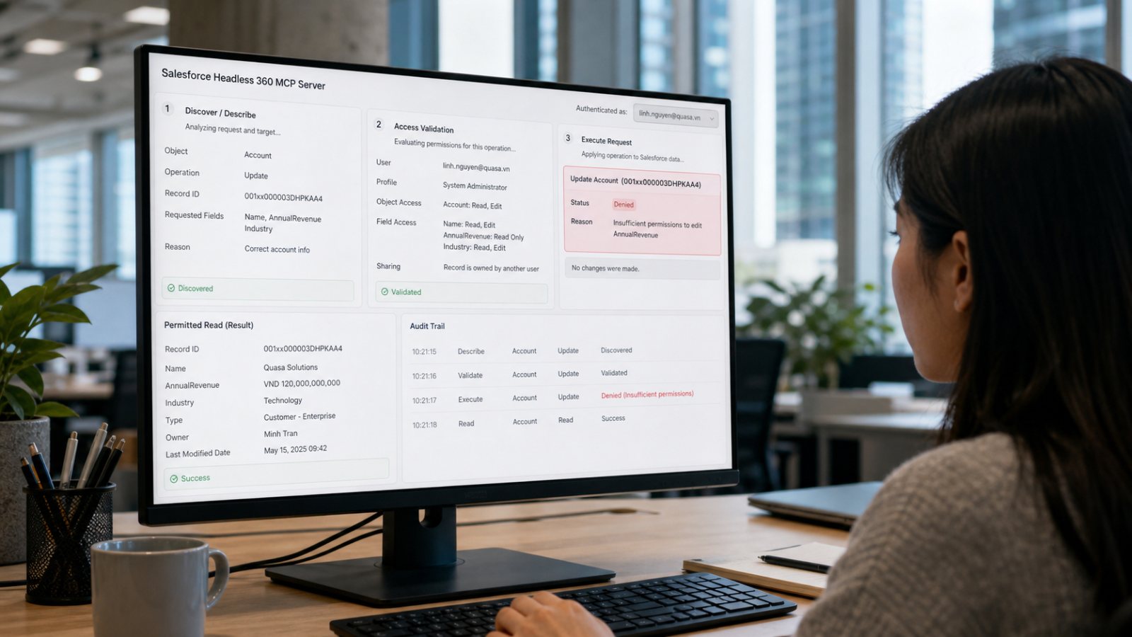 Salesforce mở gần 200 API cho tác nhân AI: Quyền người dùng là giới hạn cuối