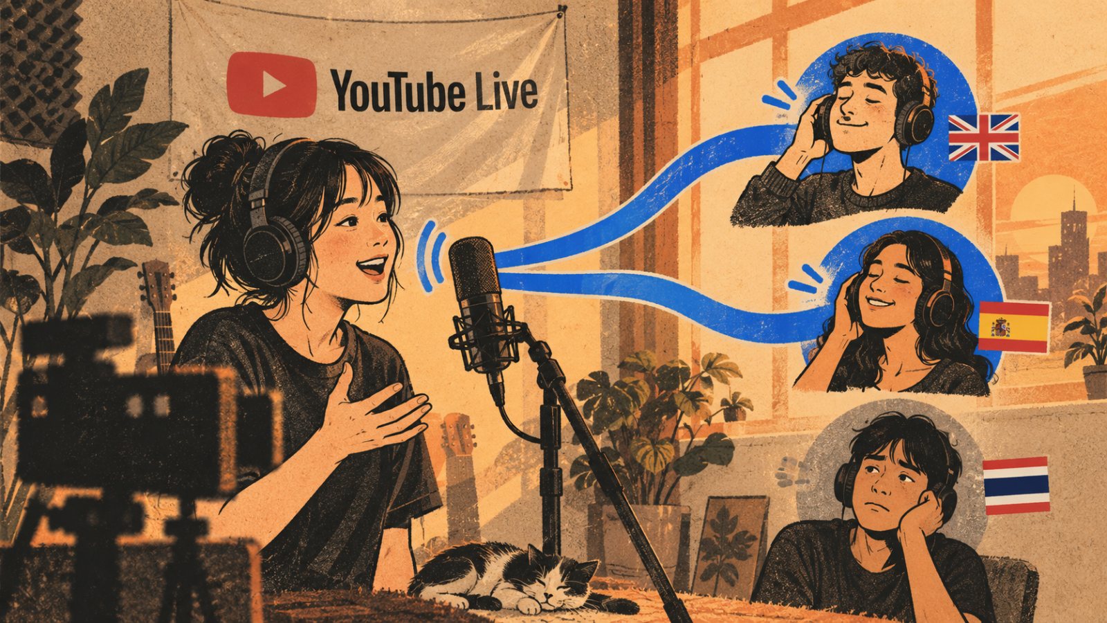 YouTube จะแปลเสียงไลฟ์สด แต่ภาษาไทยยังไม่อยู่ในรอบแรก