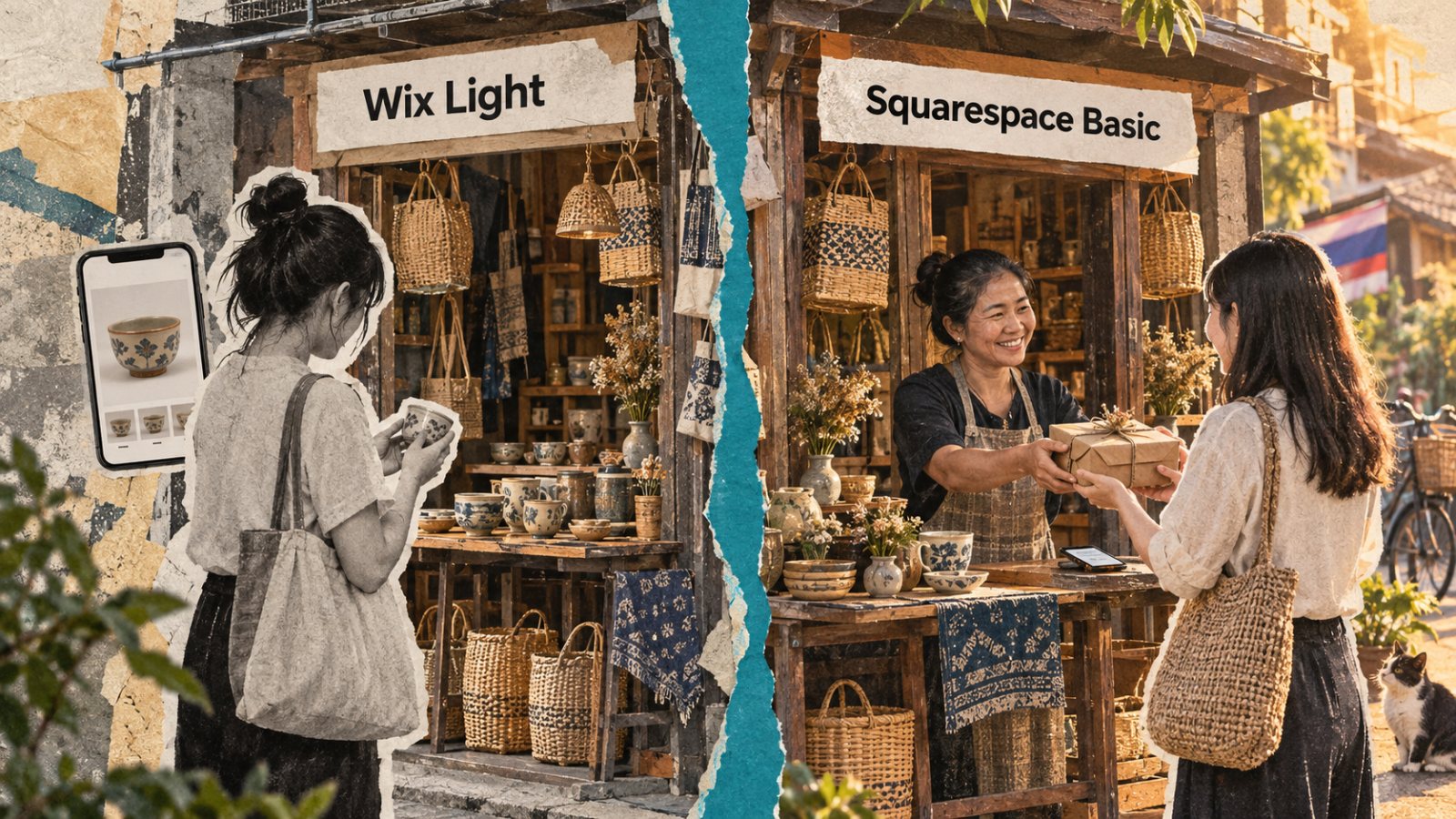 Wix หรือ Squarespace: เว็บถูกกว่าอาจเริ่มขายของไม่ได้