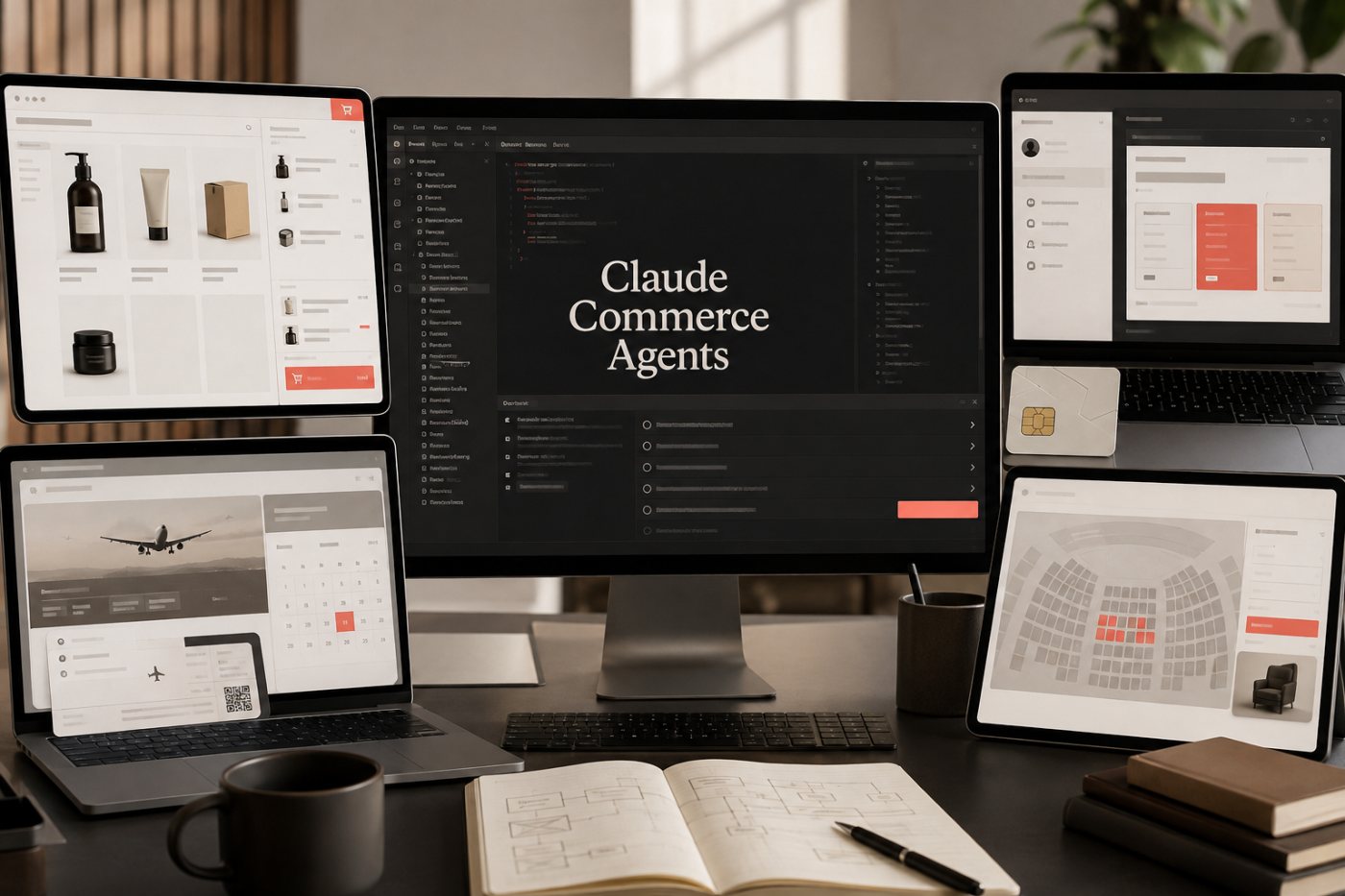 소매·여행·통신·엔터테인먼트 업무를 각각 처리하는 네 가지 Claude Commerce Agents 예제