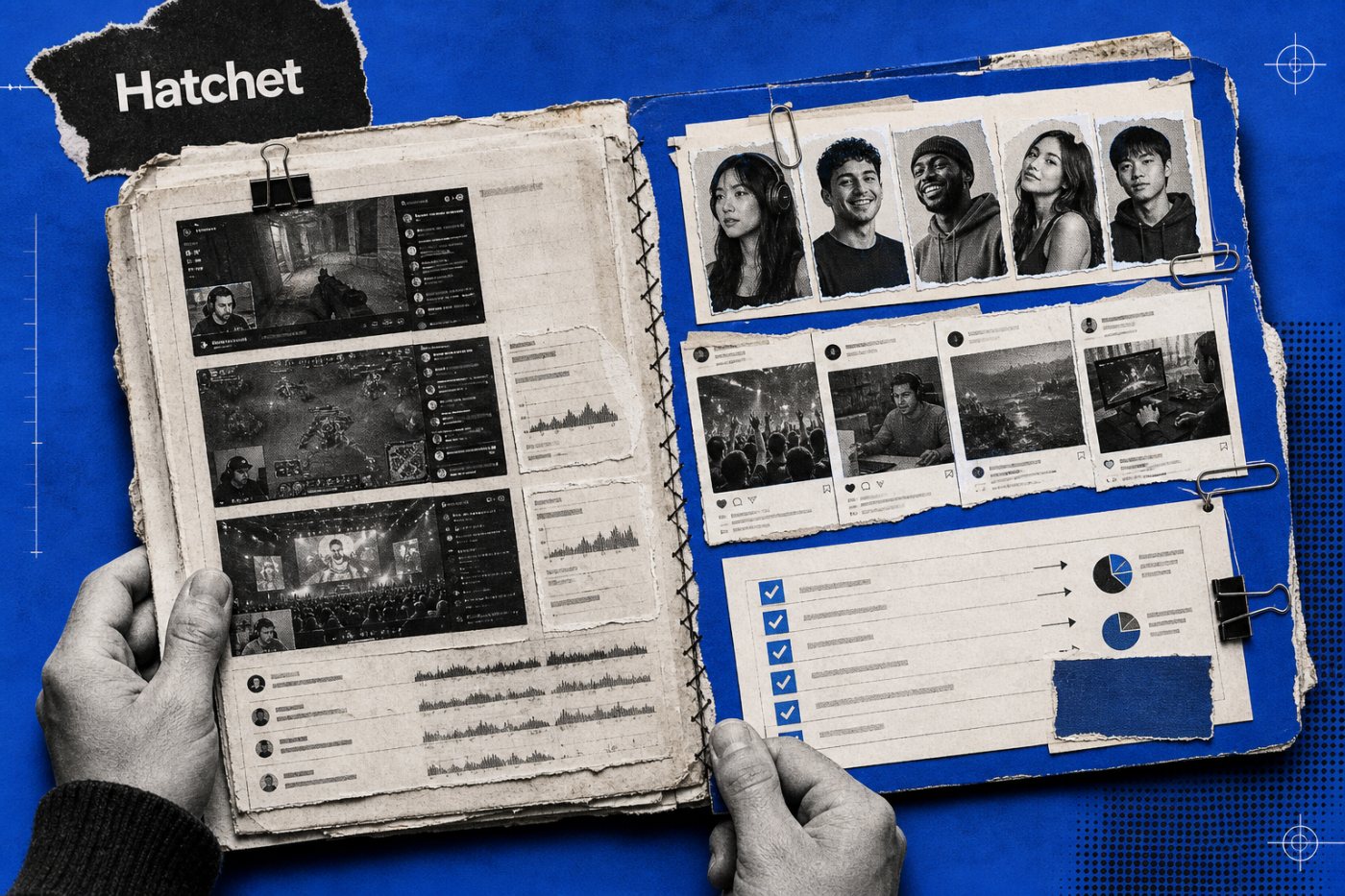 مقارنة بين تحليل القنوات في Stream Hatchet ودورة المبدع متعددة المنصات في Hatchet.
