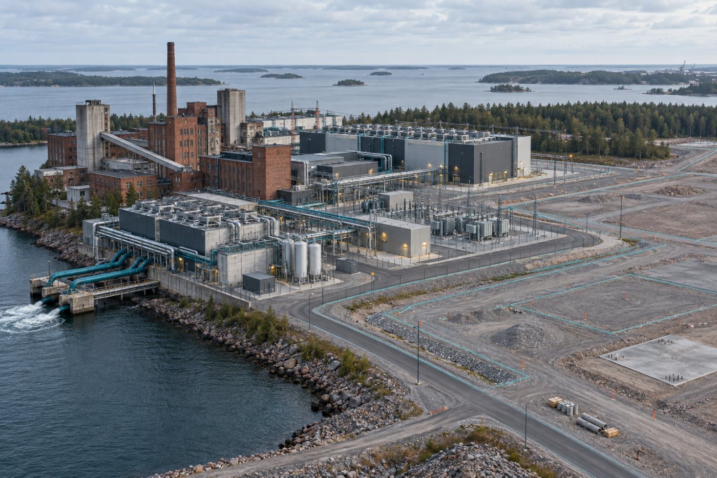 Hamina-র চালু Google data center ও তার সম্প্রসারণের অবকাঠামোগত ভিত্তি