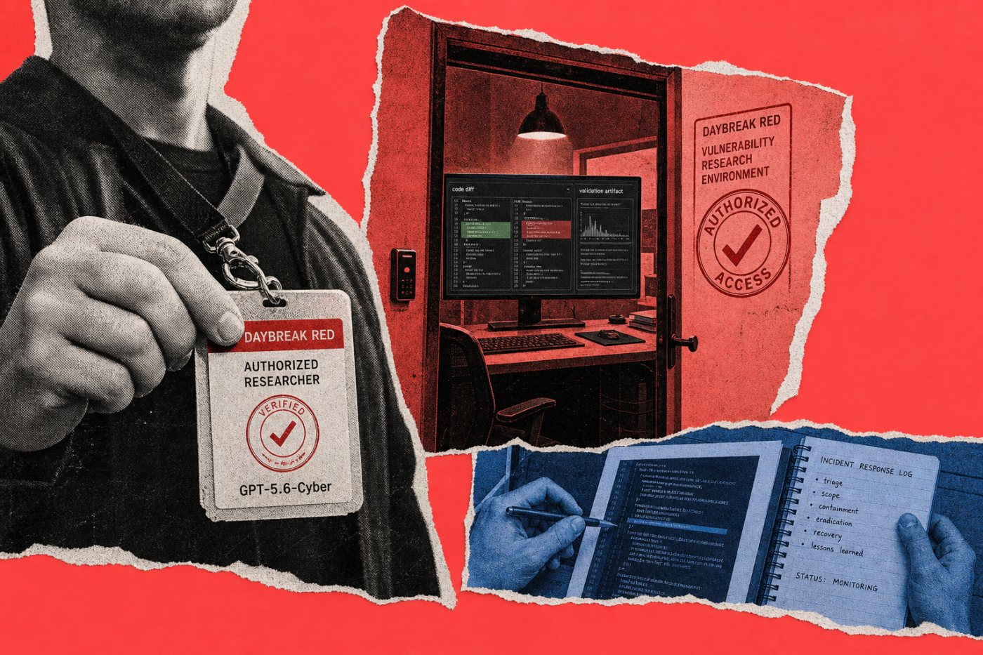 Daybreak sépare les travaux défensifs de Blue et la recherche de vulnérabilités autorisée de Red.