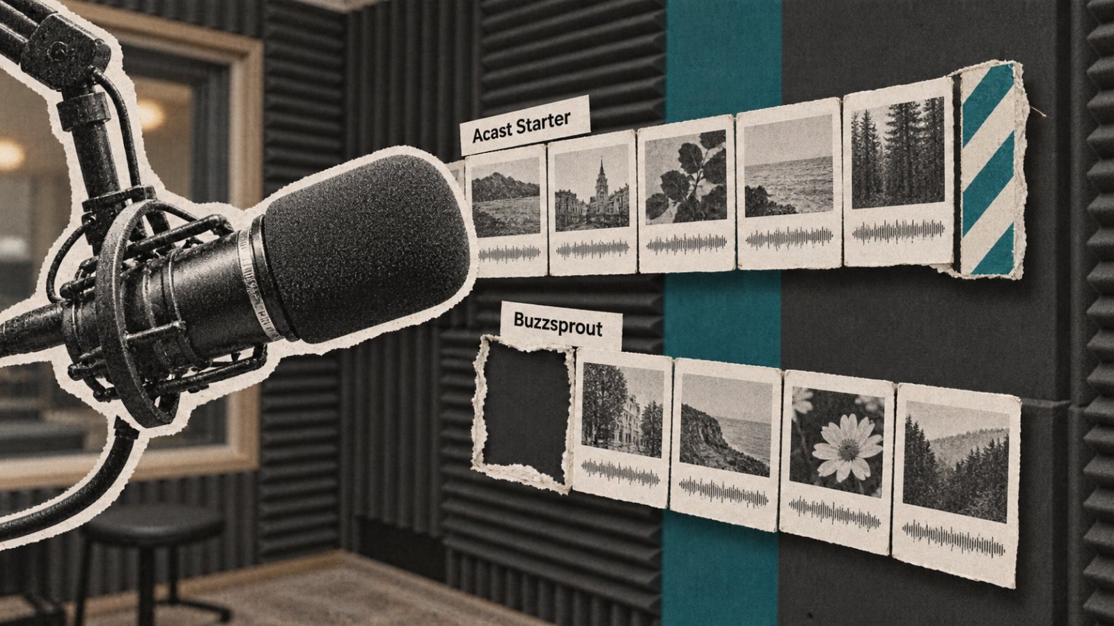 Acast eller Buzzsprout? Gratis hosting har to helt forskellige lofter