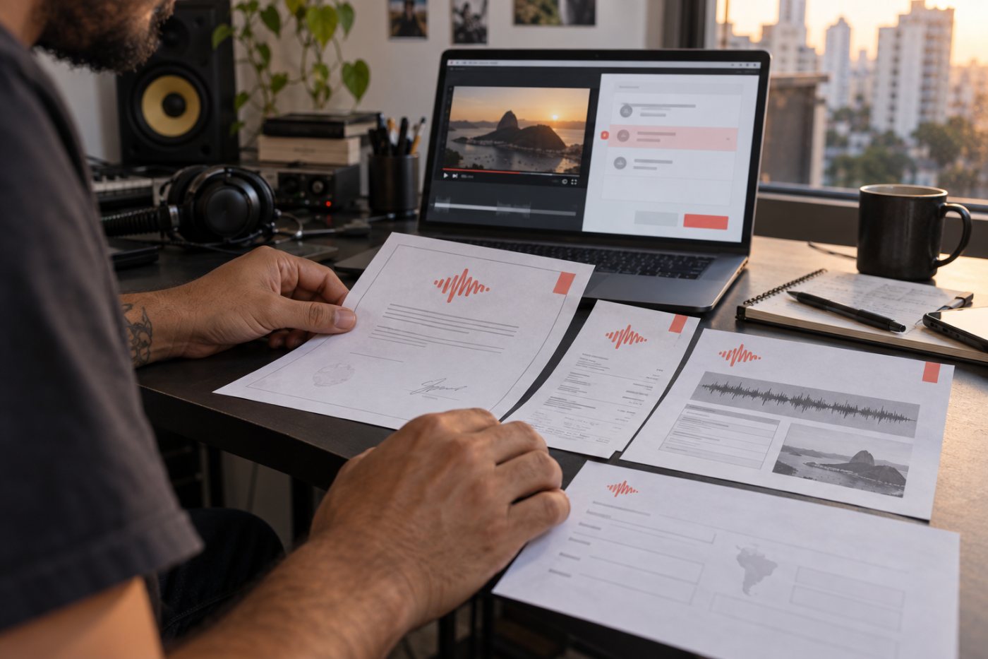 Documentos da licença são conferidos com os dados da reivindicação antes de uma contestação.