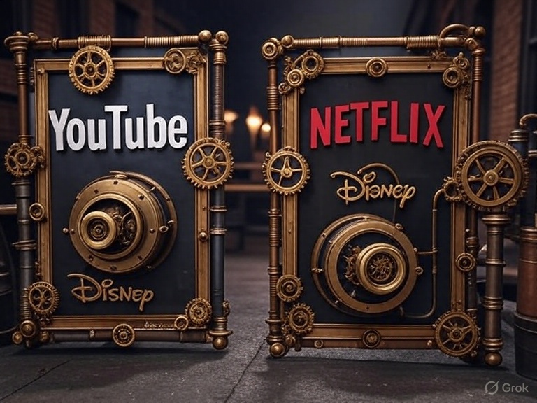Battle of the Titans: YouTube and Netflix Clash in a New Phase of the Streaming Wars