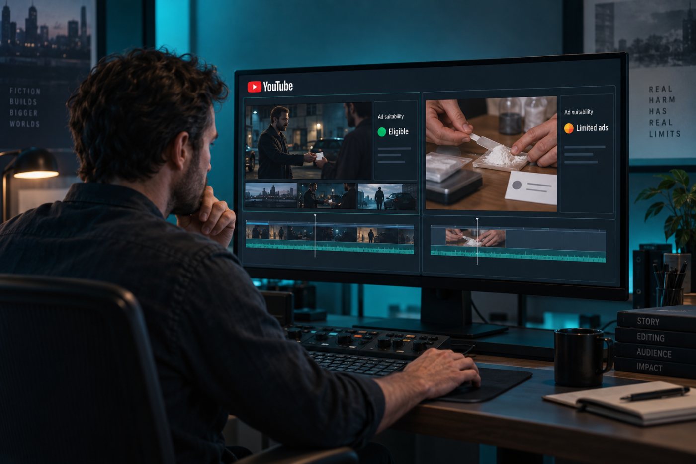 YouTube distingue una representación ficticia contextualizada de instrucciones reales que facilitan el consumo ilegal.