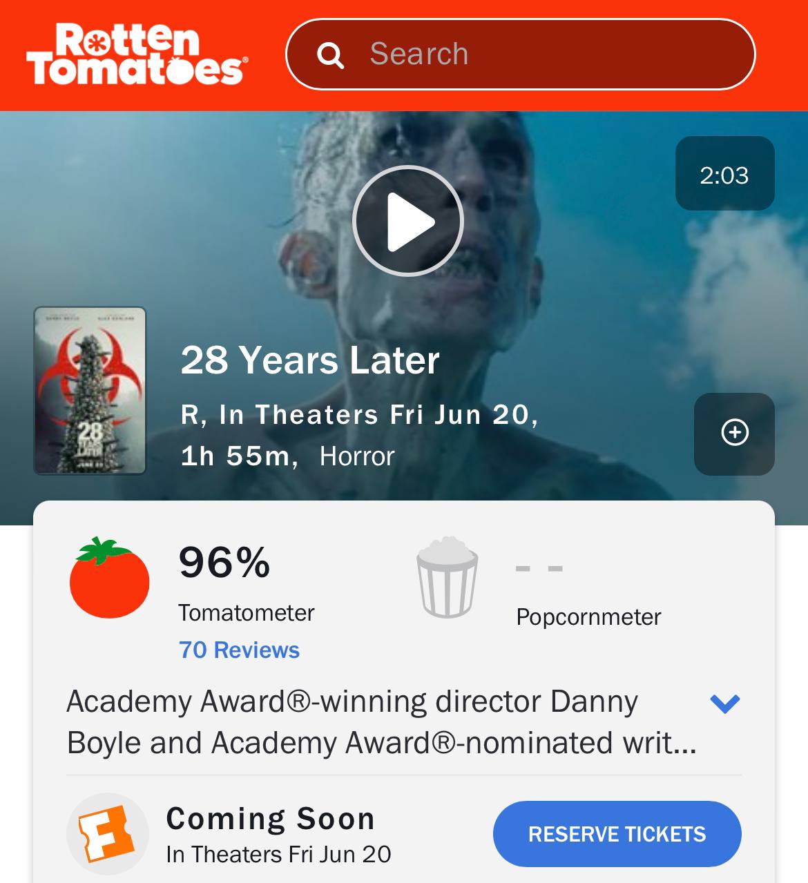 "The Best Horror of the Year and One of the Greatest Sequels Ever": Critics Rave About "28 Years Later"