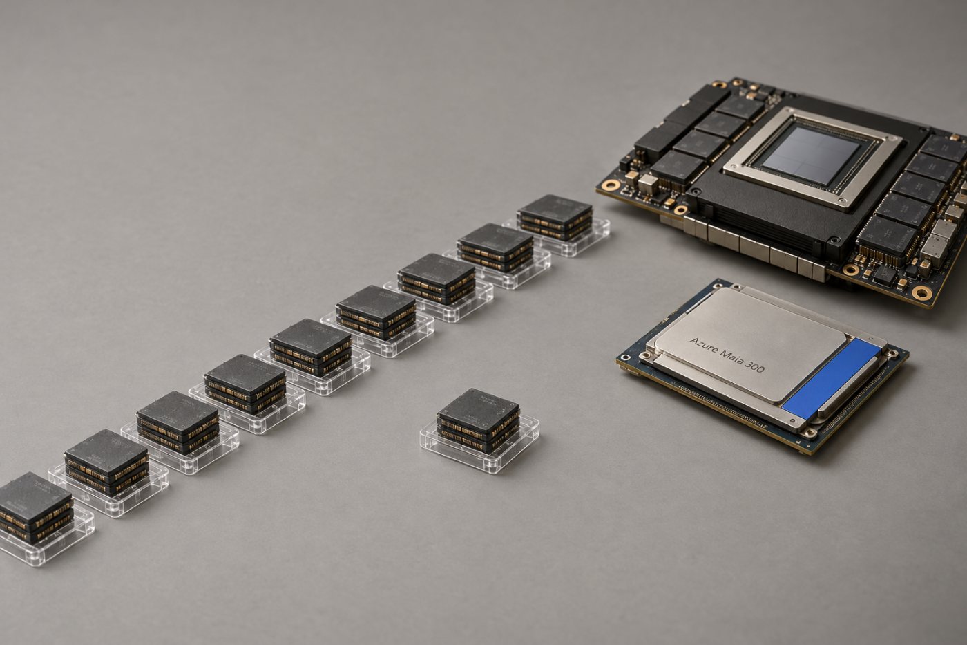 Paměti HBM a pokročilé pouzdření zůstávají společným výrobním omezením pro Maia 300 i akcelerátory NVIDIA.