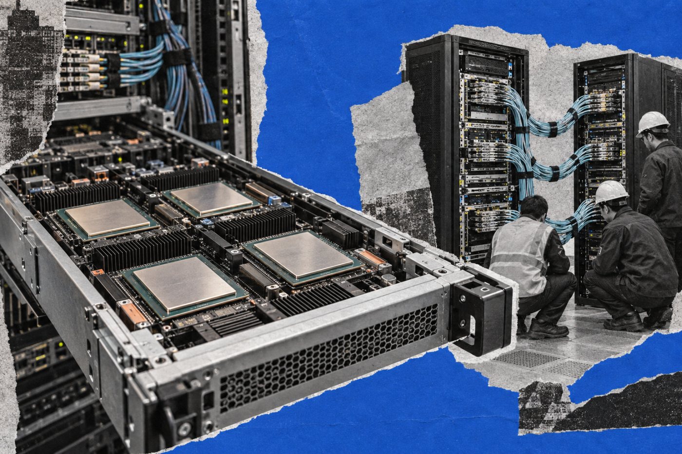 Hạ tầng AI của Amazon kết hợp silicon tùy biến với kết nối quang tốc độ cao giữa các cụm máy chủ.