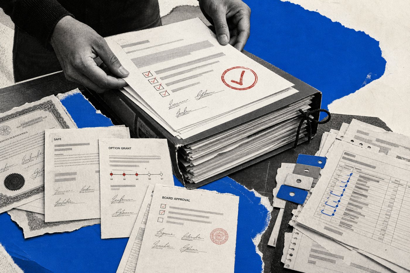 A cap-table migration reconciles signed equity records and transaction history before the approved balance is imported.