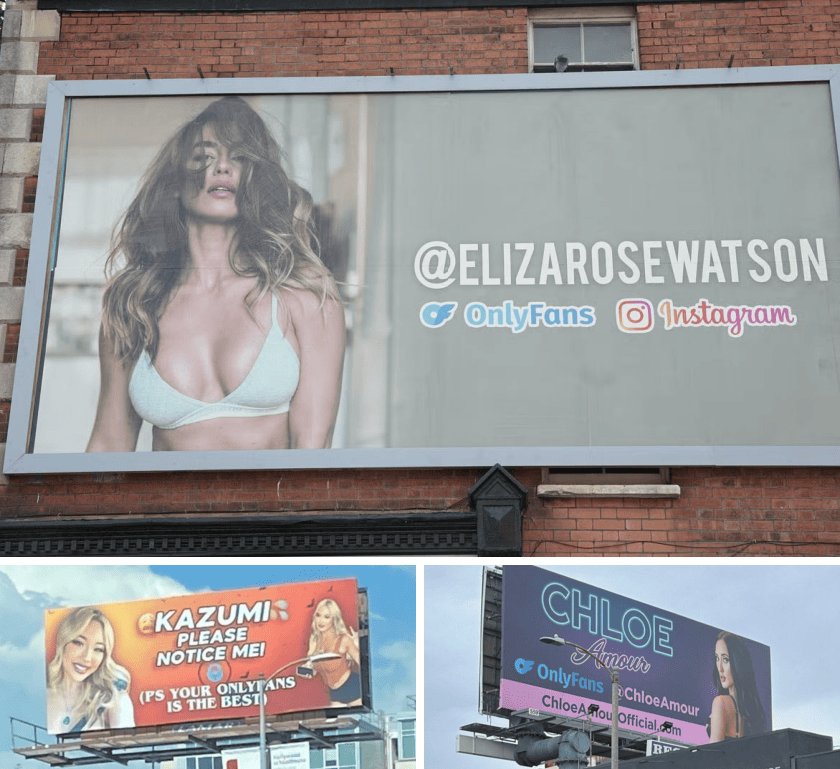 OnlyFans Returns to the Classics: Billboard Advertising Makes a Bold Comeback