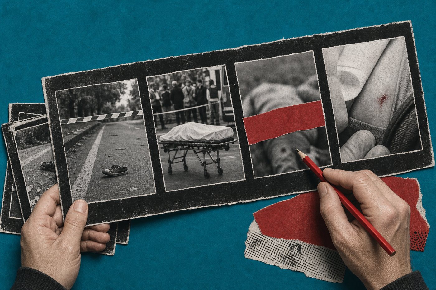 Clasificación editorial de escenas de muerte según su grado gráfico y su función documental.