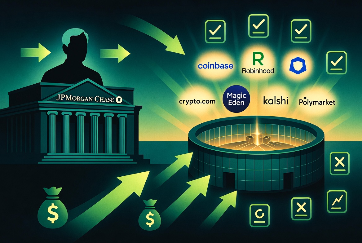 JPMorgan Eyes Prediction Markets: Jamie Dimon Says the World’s Largest Bank Is Studying a Launch