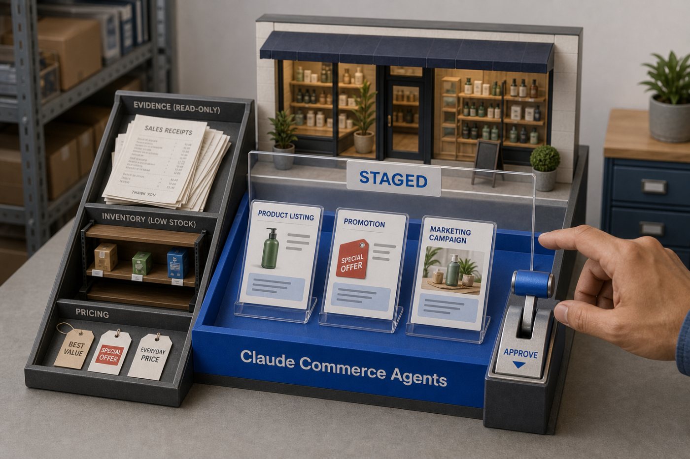 Claude merchant agent-এর inventory ও pricing প্রস্তাব মানুষের অনুমোদনের অপেক্ষায় staged রয়েছে