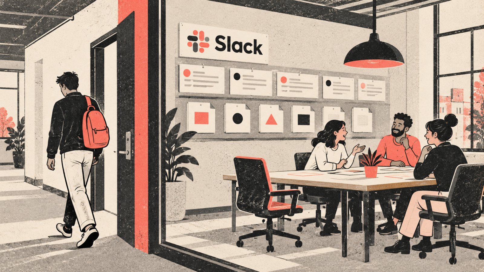 Išėjote iš „Slack“, bet žinutės ir failai liko darbo erdvėje