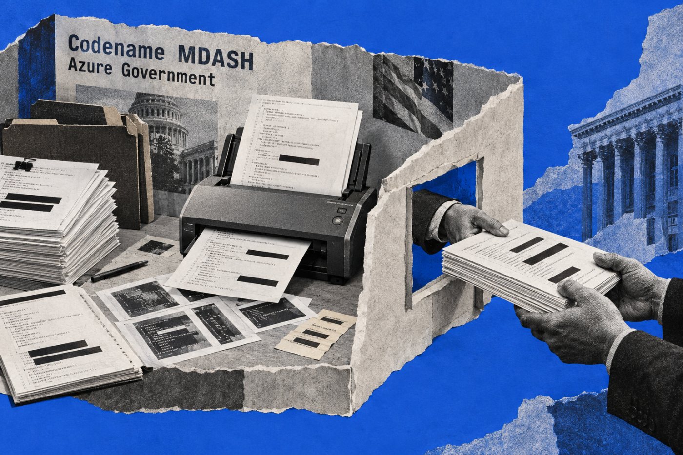 Kode sensitif diproses oleh MDASH di dalam batas Azure Government yang diotorisasi.