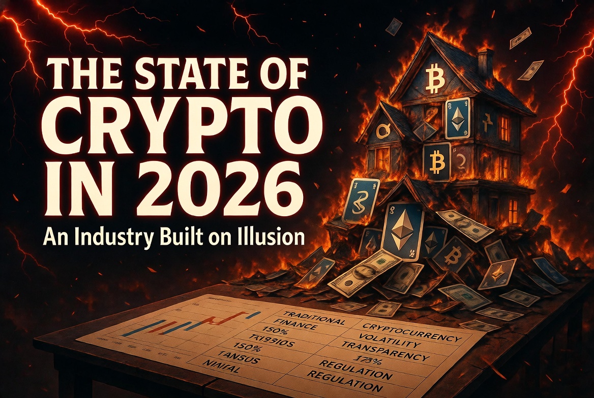 The State of the Cryptocurrency Industry in 2026: An Industry Built on Illusion. Research Report