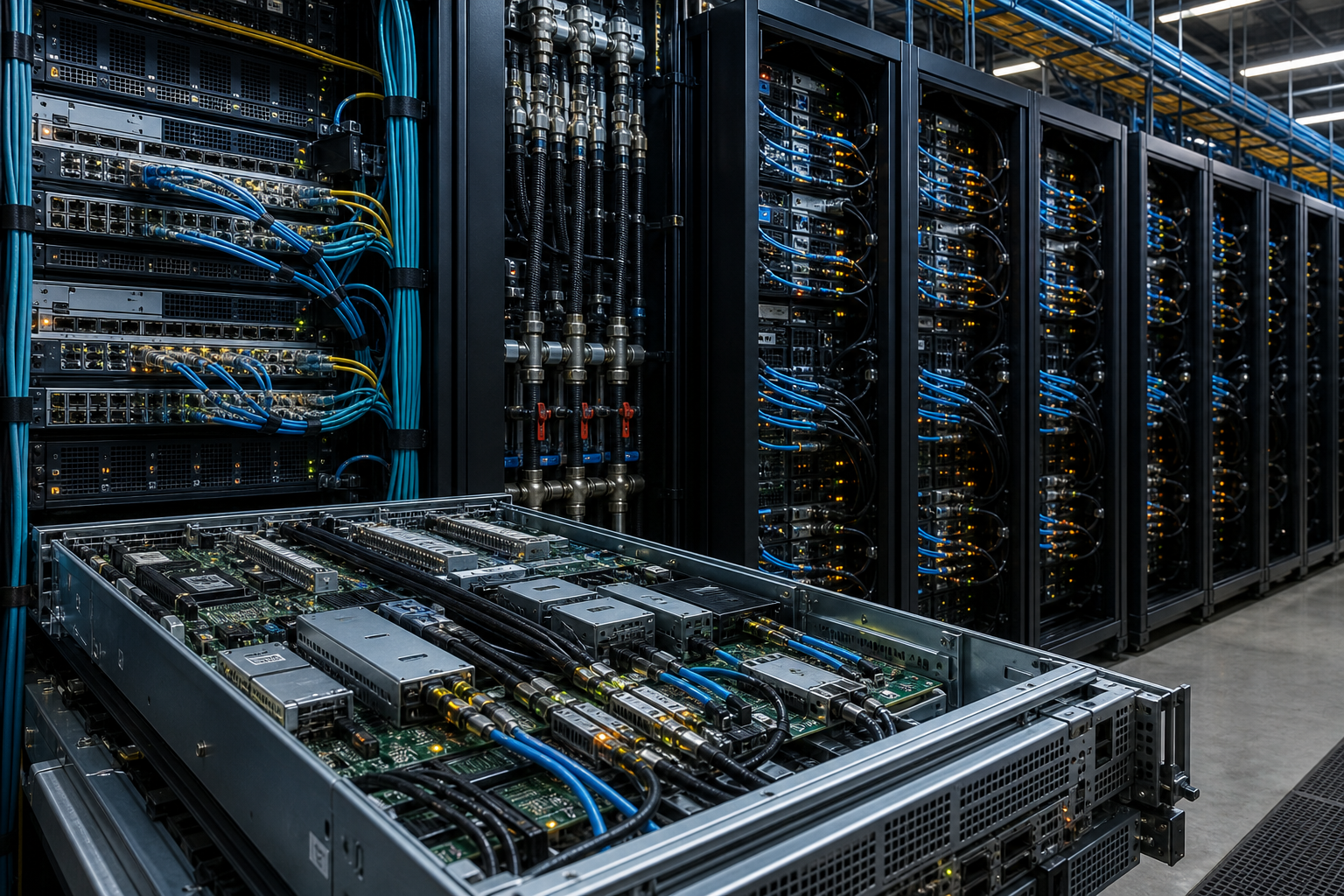 Pensando DPU networking connecting Azure AI racks