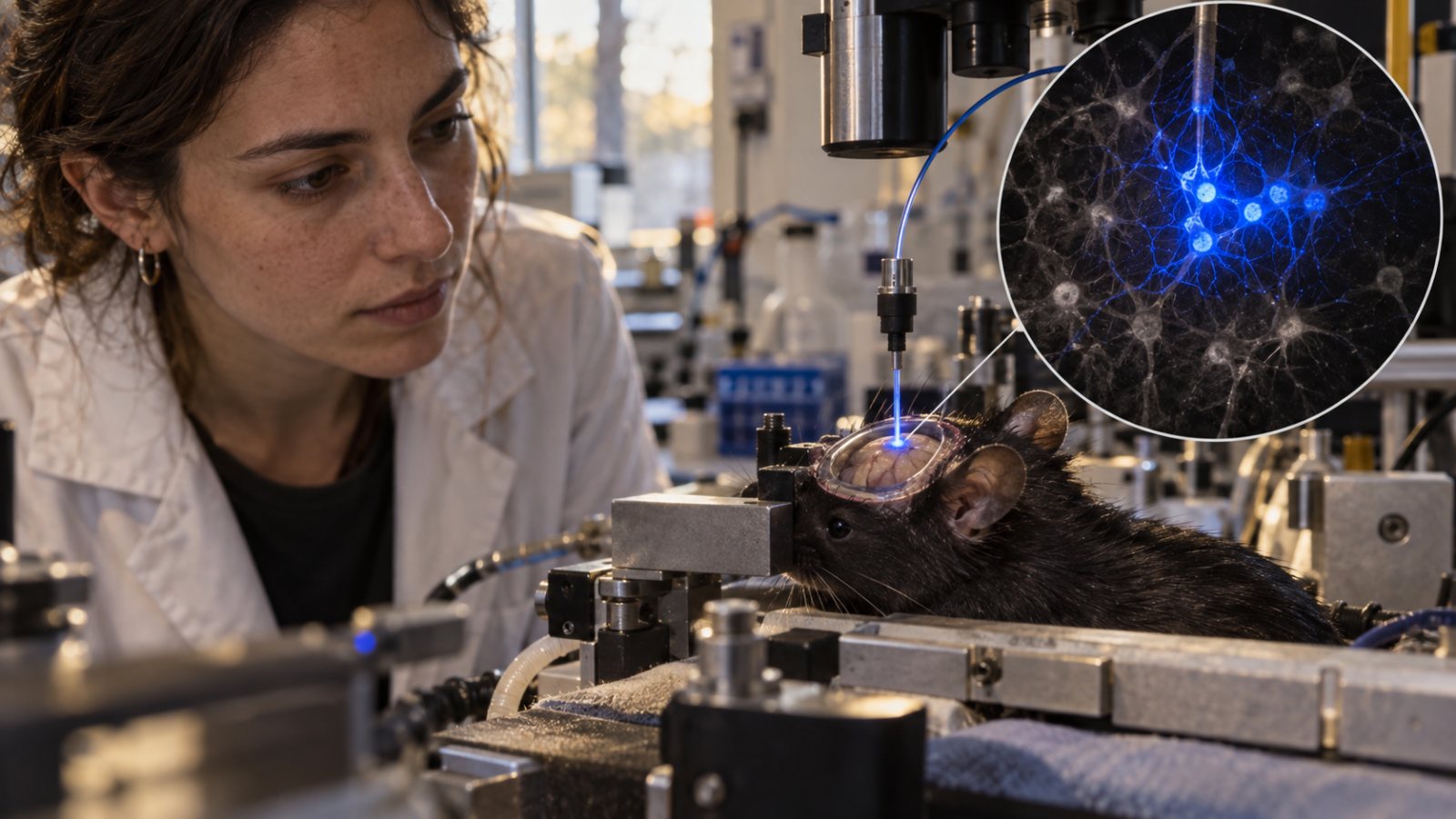 Nobel all’optogenetica: la luce accende e spegne singoli neuroni