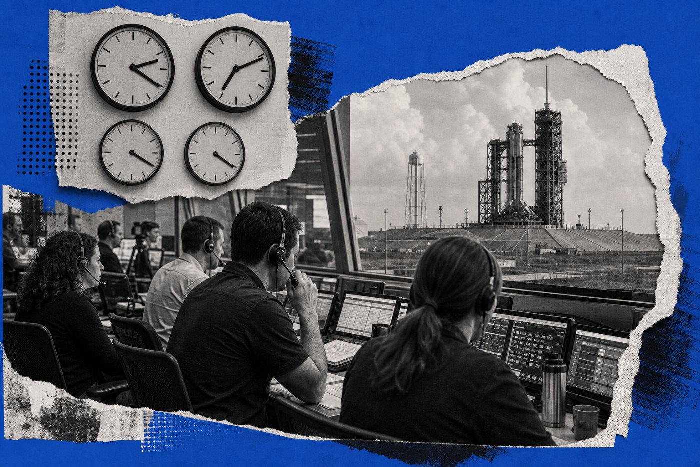 Launch teams prepare the timed coverage and countdown sequence for Roman’s targeted Falcon Heavy liftoff.