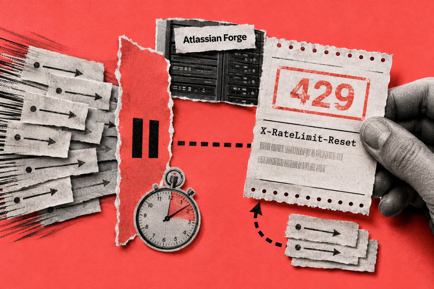 Forge web tetikleyicisinde 429 yanıtından sonra X-Ratelimit-Reset zamanına göre yeniden deneme