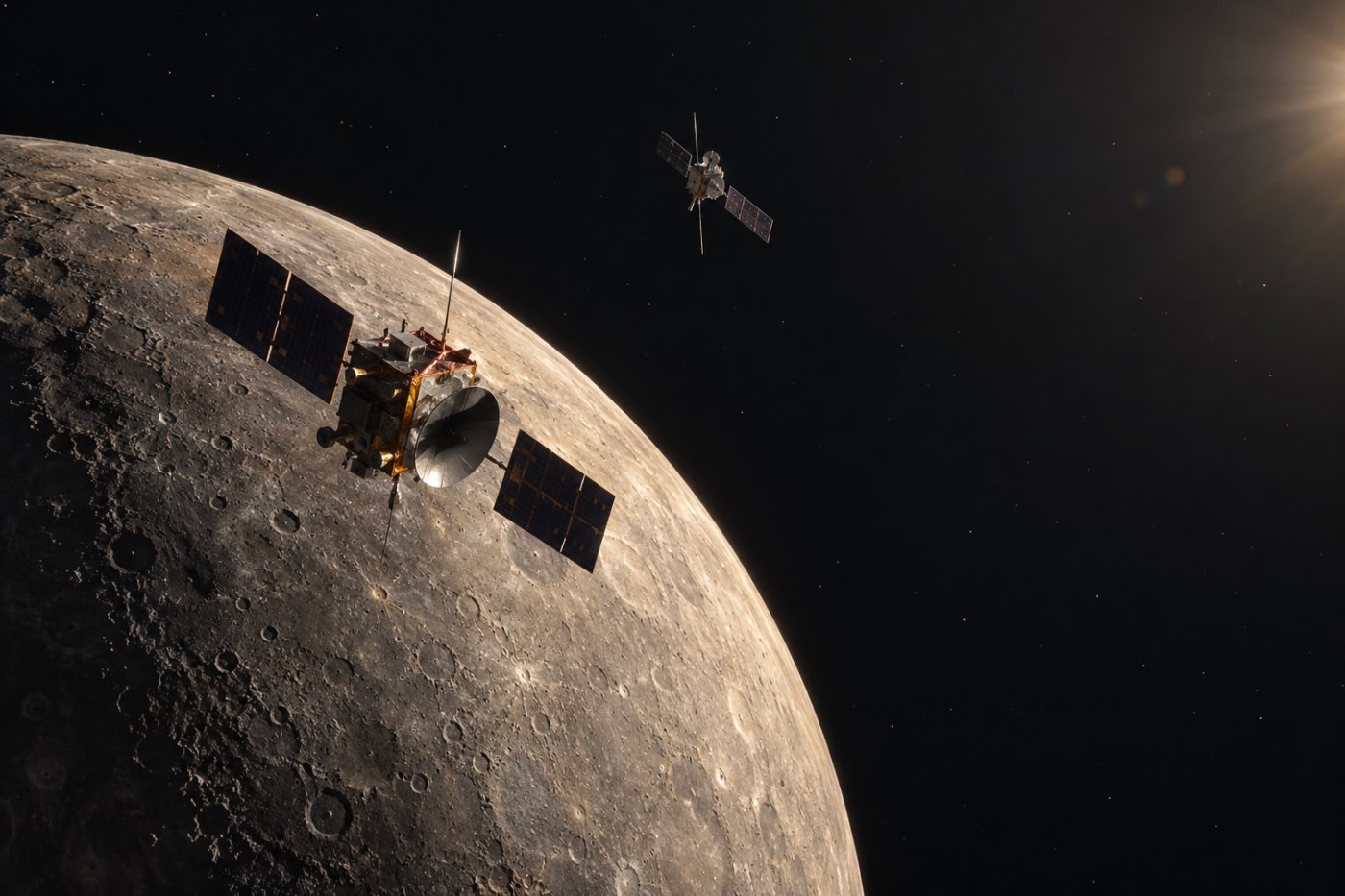 MPO与Mio分离后在互补轨道研究水星表面、内部和磁层环境