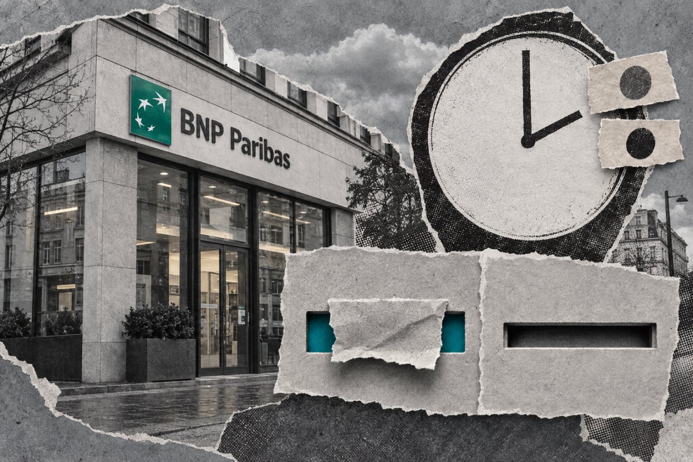 Bank BNP Paribas jako przykład banku, do którego dostępność przelewu BlueCash różni się między dniem powszednim a weekendem.
