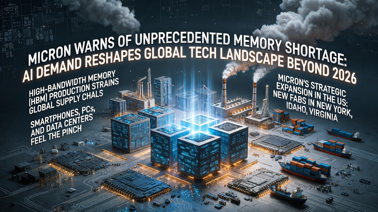 Micron Warns of Unprecedented Memory Shortage: AI Demand Reshapes Global Tech Supply Chains Beyond 2026