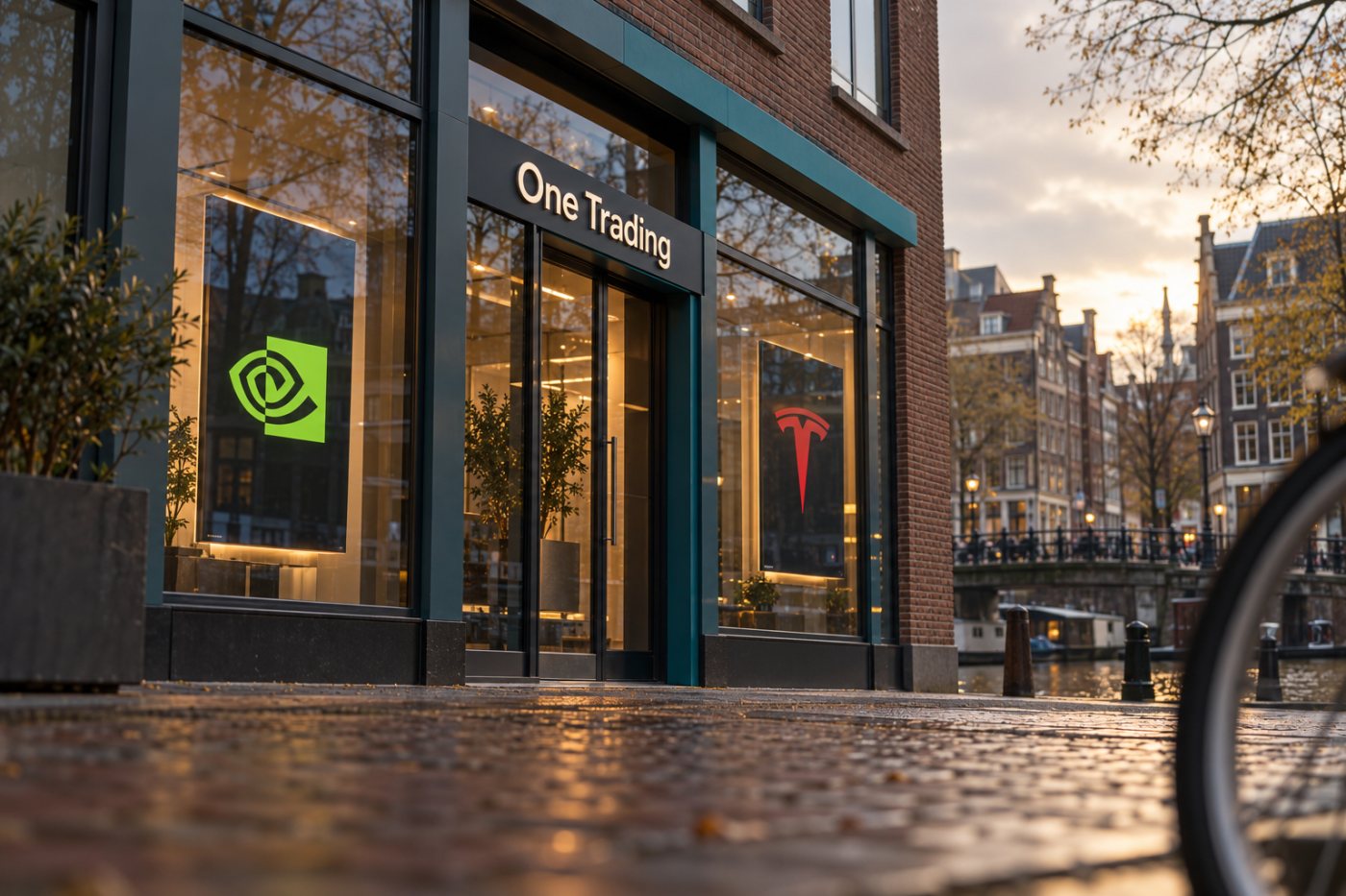 One Trading heeft via ONEX al aandelenfutures op onder meer Nvidia en Tesla.