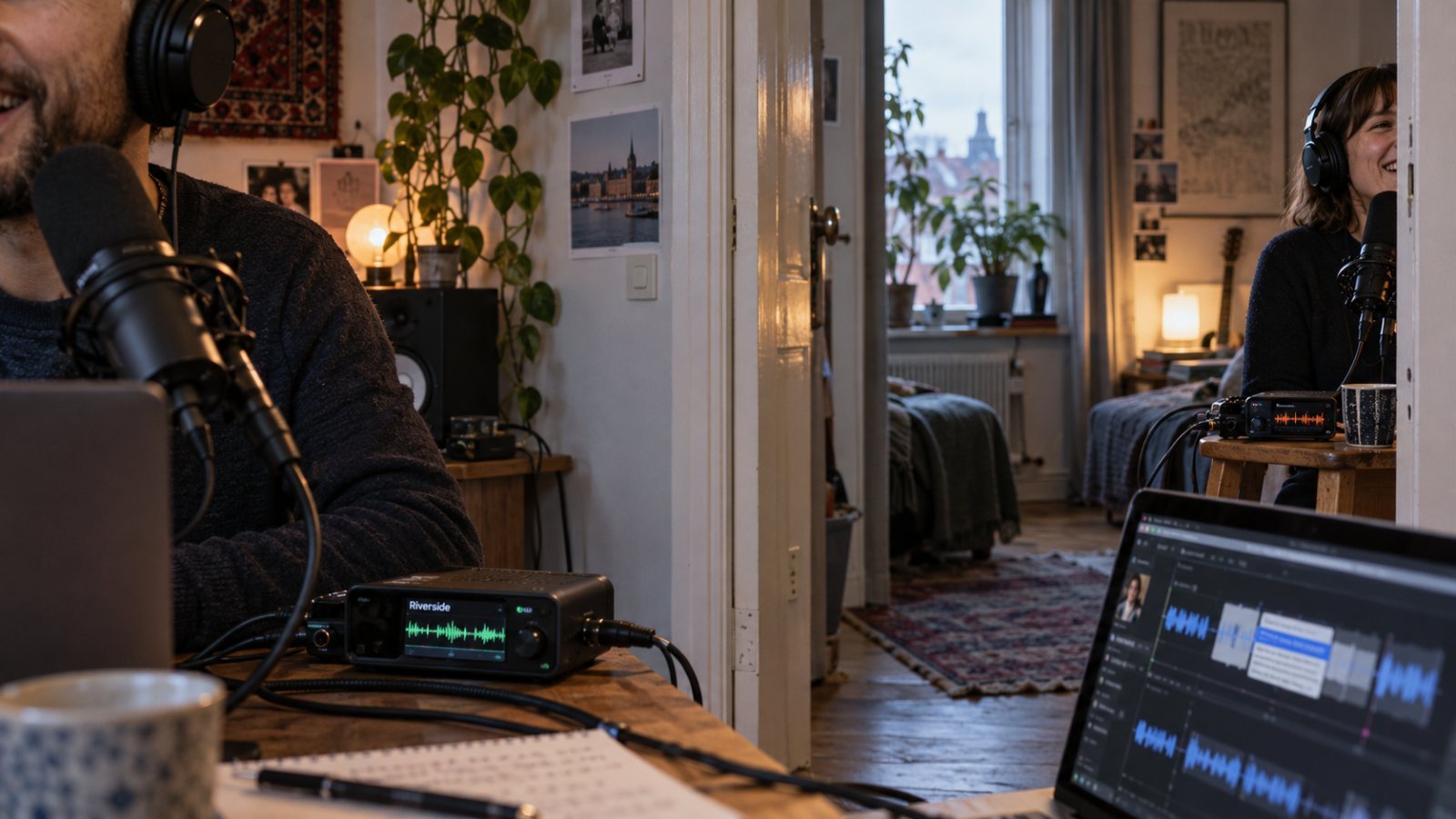 Descript eller Riverside: inspelningen och klippningen får olika vinnare