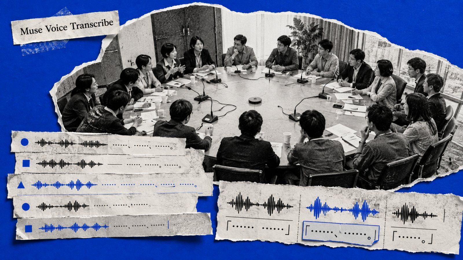 Muse Voice Transcribe公開、20人超の話者をリアルタイム分離