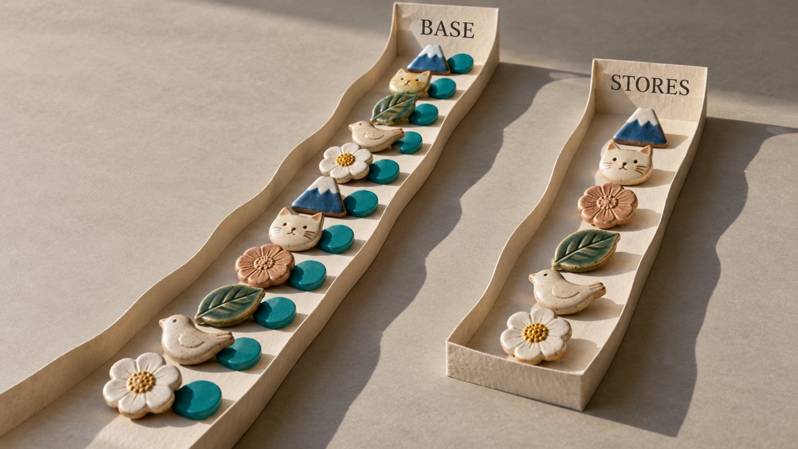 BASEかSTORESか、低単価販売は40円の固定費が効く