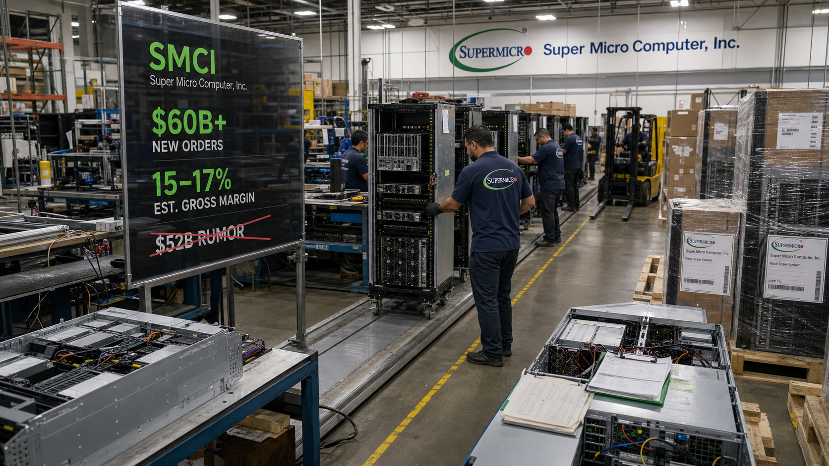 SMCI Stock Reacts to $60 Billion AI Server Backlog Update