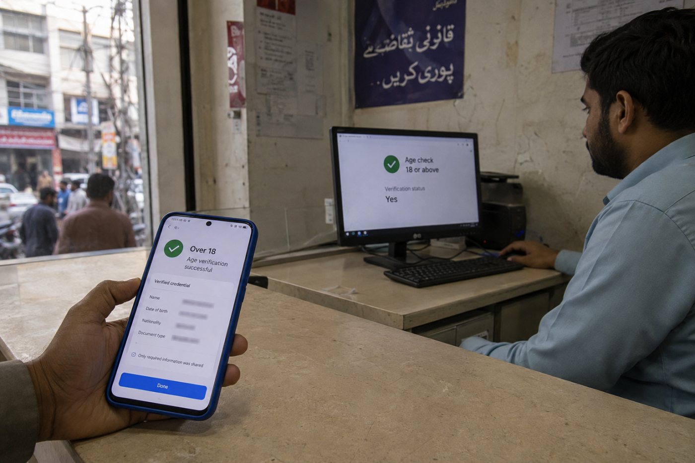 ڈیجیٹل wallet مکمل تاریخِ پیدائش ظاہر کیے بغیر ویب خدمت کو عمر کی حد پوری ہونے کا ثبوت دیتا ہے