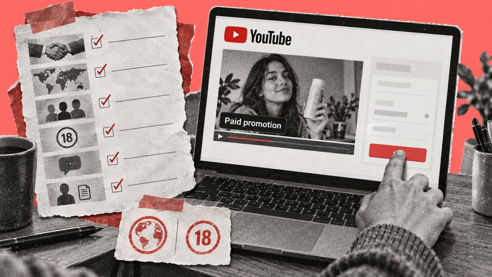 YouTube sponsorship নিজেই label করবে—দায় তবু creator-এর