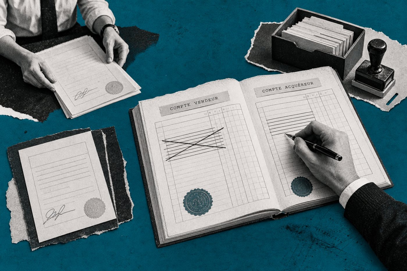 Inscription de la cession au registre des mouvements et transfert des actions du compte du vendeur à celui de l’acquéreur.