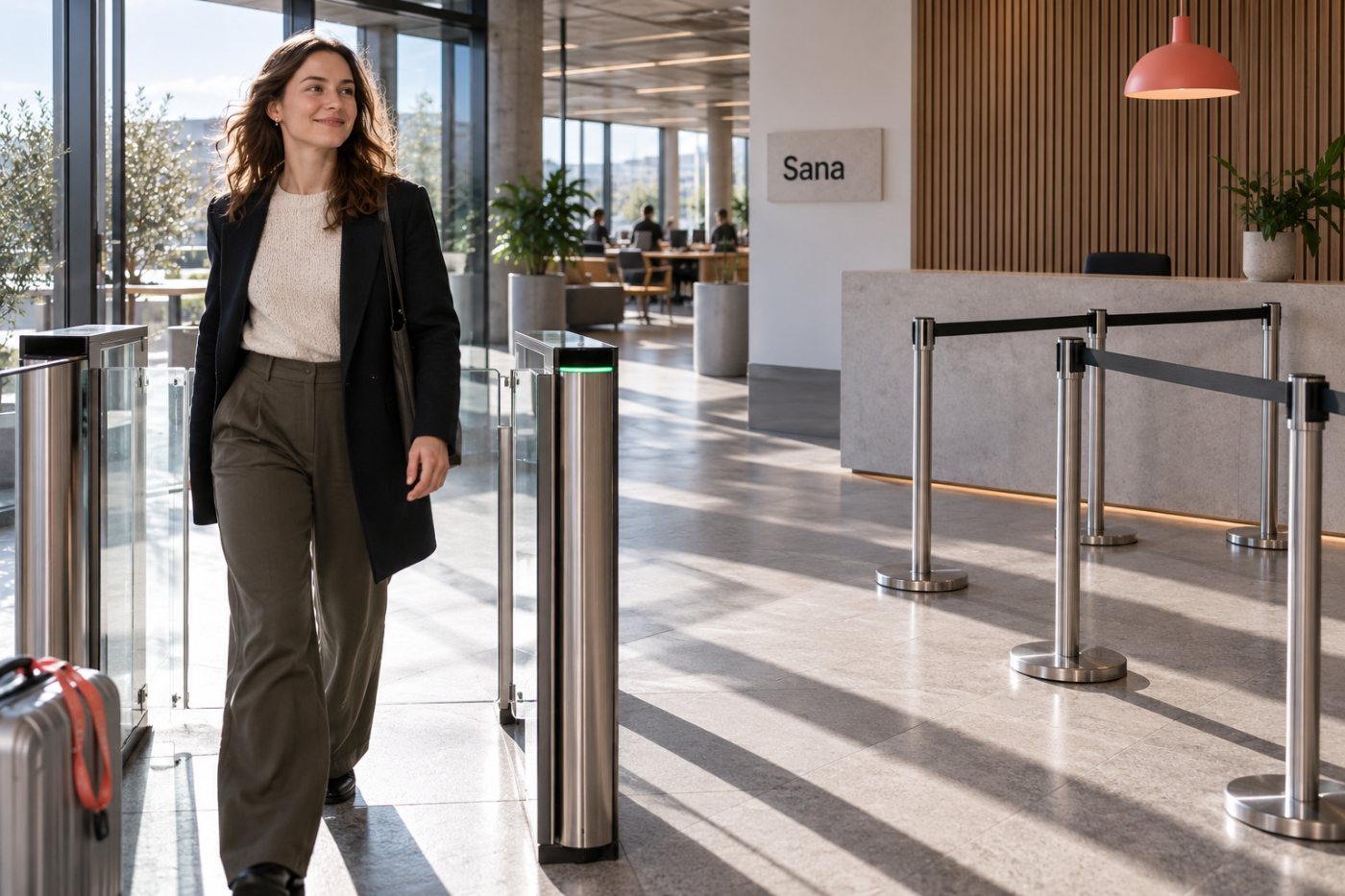 Sana Concierge kan afslutte en tilladt adgangsanmodning som led i onboarding, før der opstår en supportsag.