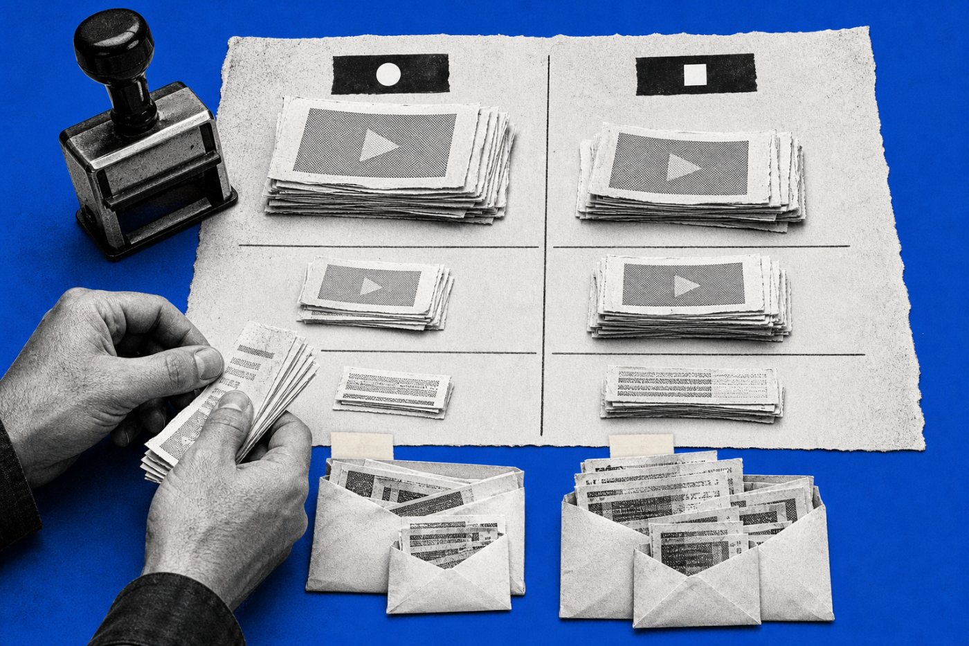 Diagnóstico de una caída del RPM mediante vistas totales, reproducciones monetizadas, impresiones y fuentes de ingresos separadas.