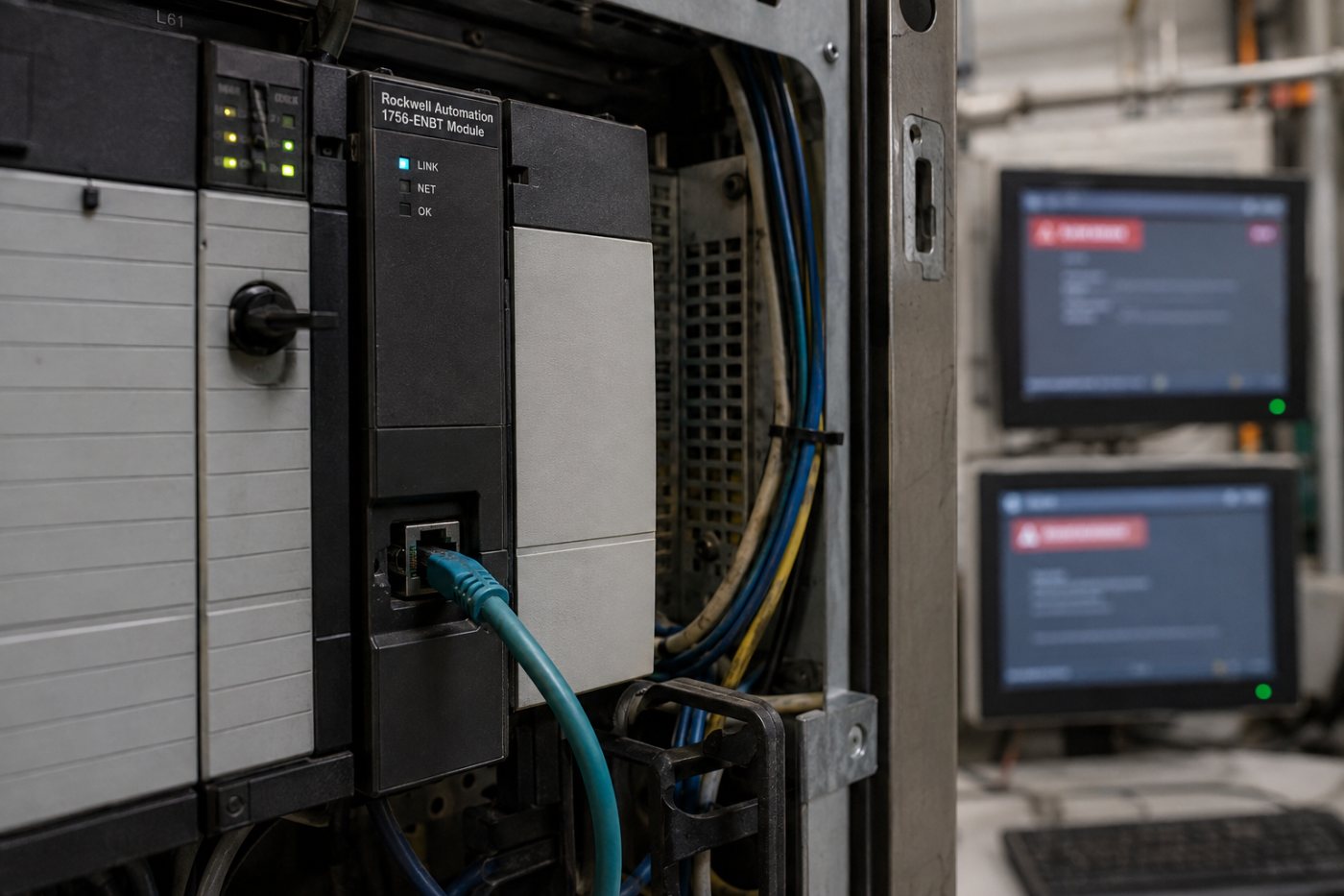 1756-ENBT ماڈیول crash ہونے کے بعد ControlLogix Ethernet رابطے منقطع ہیں