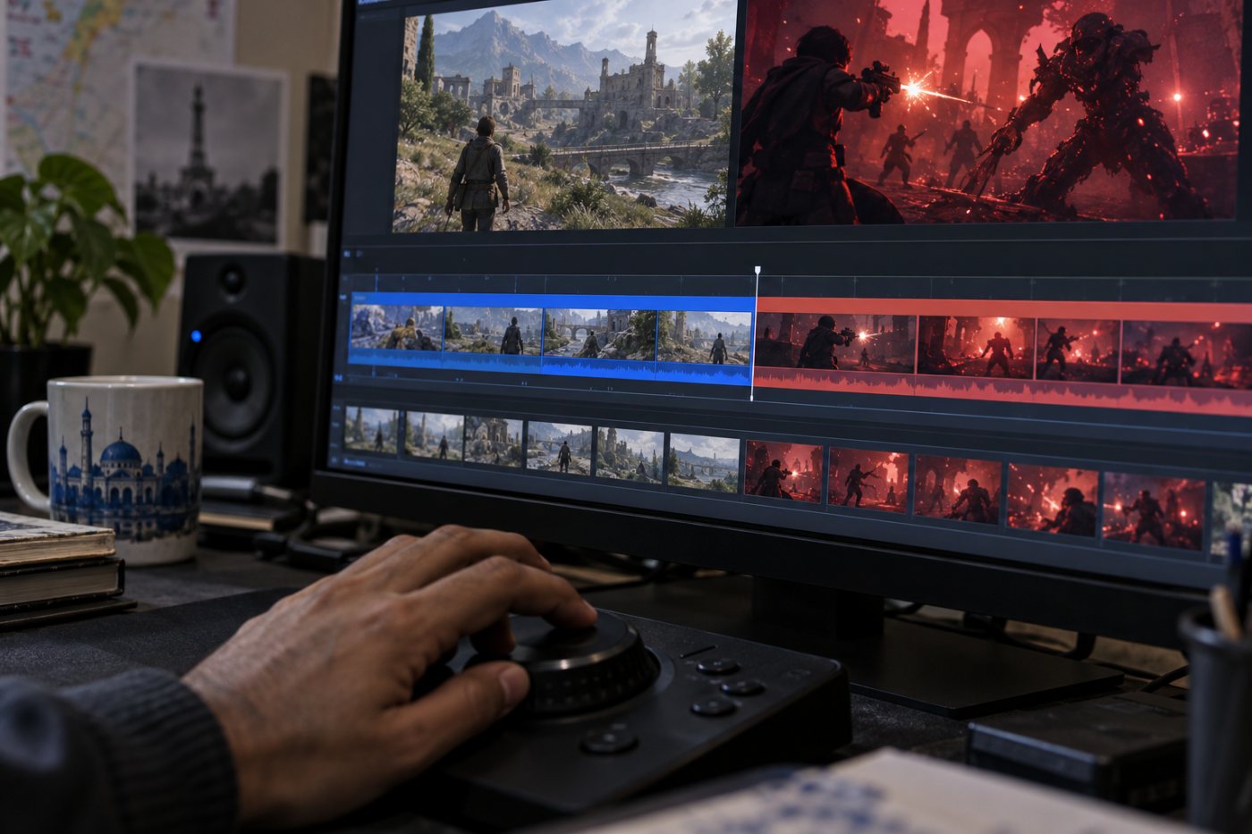 Gaming ویڈیو کے پہلے سات سیکنڈ اور 8–15 سیکنڈ میں graphic منظر کی الگ اشتہاری حیثیت