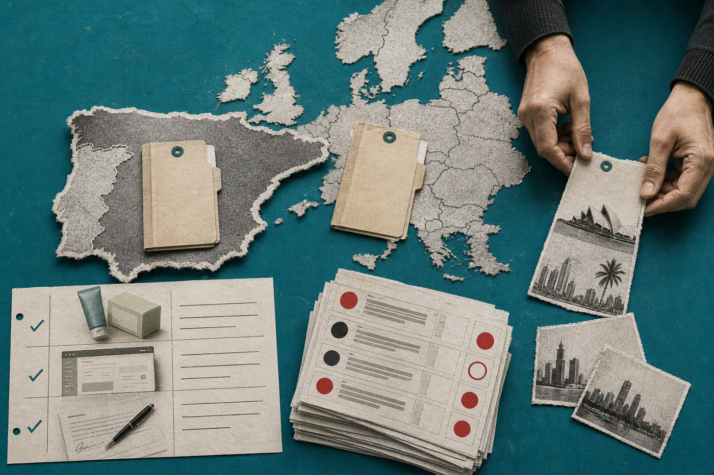 Definición de territorios y productos antes de buscar una marca en España, la Unión Europea y otros mercados.