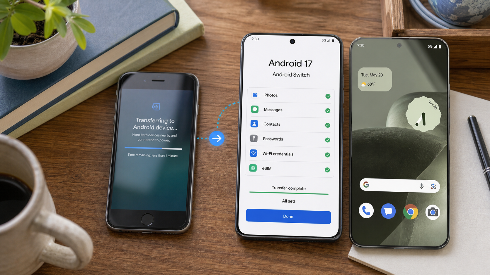 android: Android 17 में iPhone से स्विच करना हुआ आसान