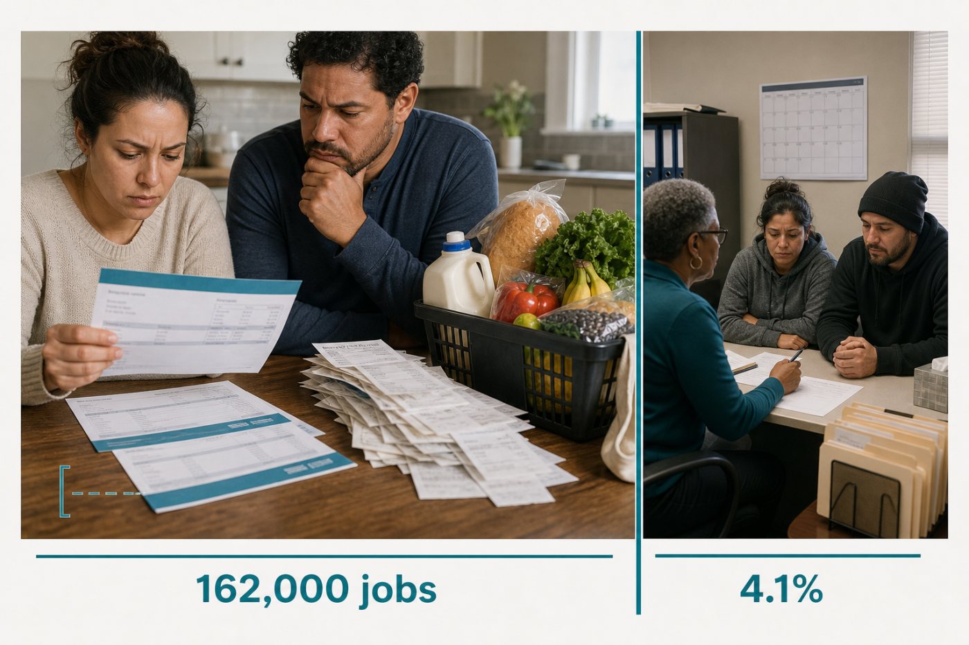 Workers assess modest wage gains while long-term job seekers continue to face employment insecurity.