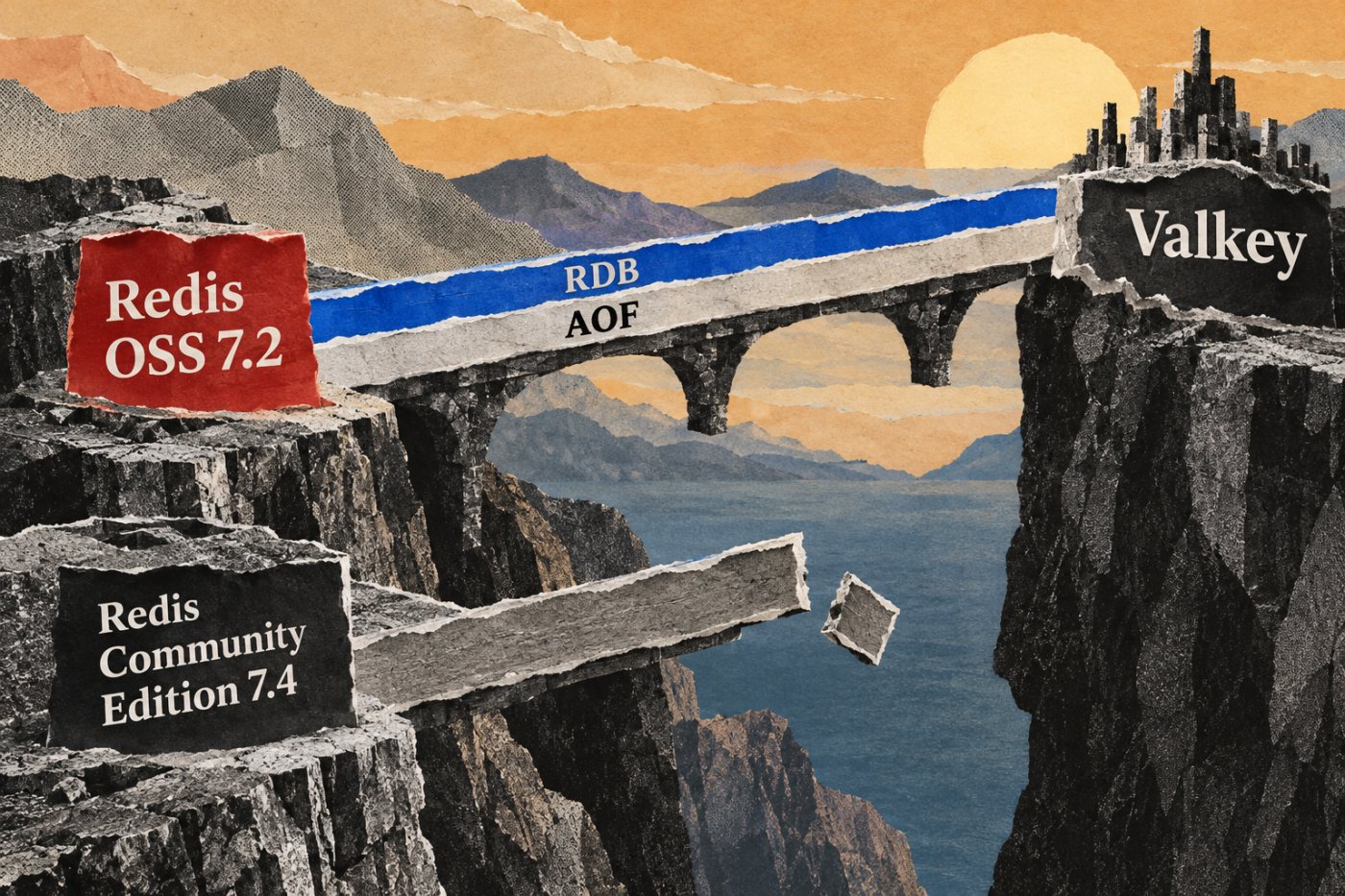 Die Dateimigration zu Valkey ist für Redis OSS bis 7.2 dokumentiert, nicht für Datendateien ab Redis Community Edition 7.4.