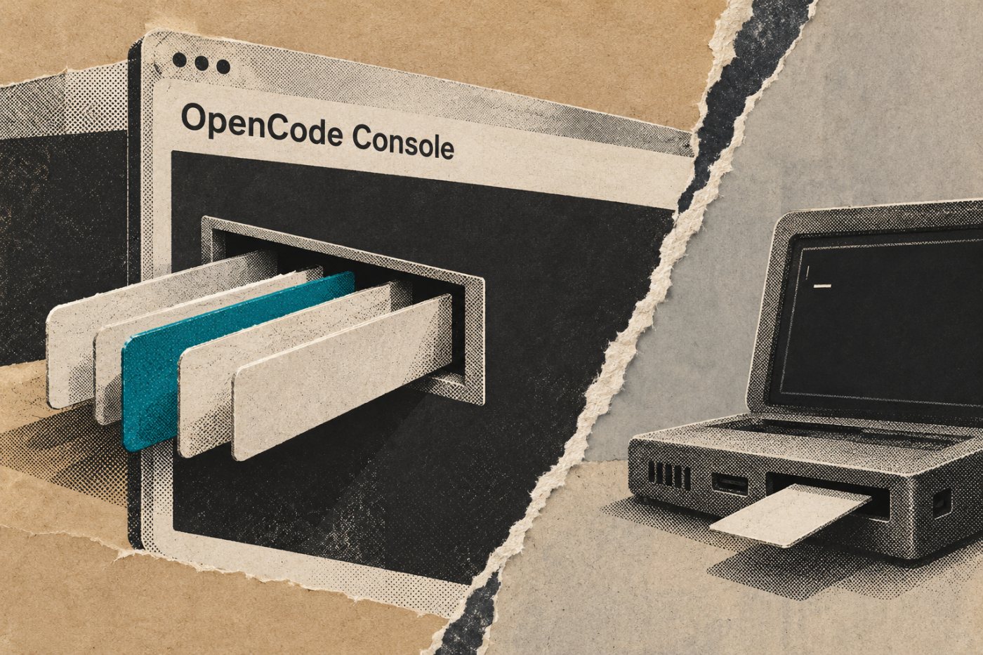 Az OpenCode Console-ban tárolt külső kulcsok elkülönülnek a helyi OpenCode alkalmazás hozzáféréseitől.