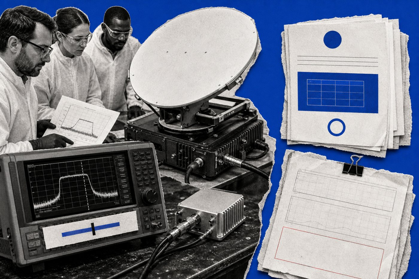 Viasat प्रणाली के लिए स्वतंत्र परीक्षण में हार्डवेयर, धारणाओं और परिचालन सीमाओं का अलग सत्यापन