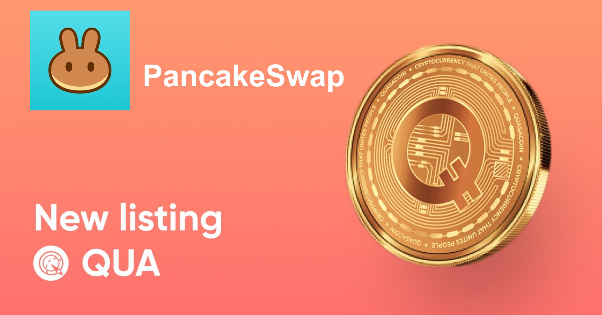 New QUA listing on PancakeSwap
