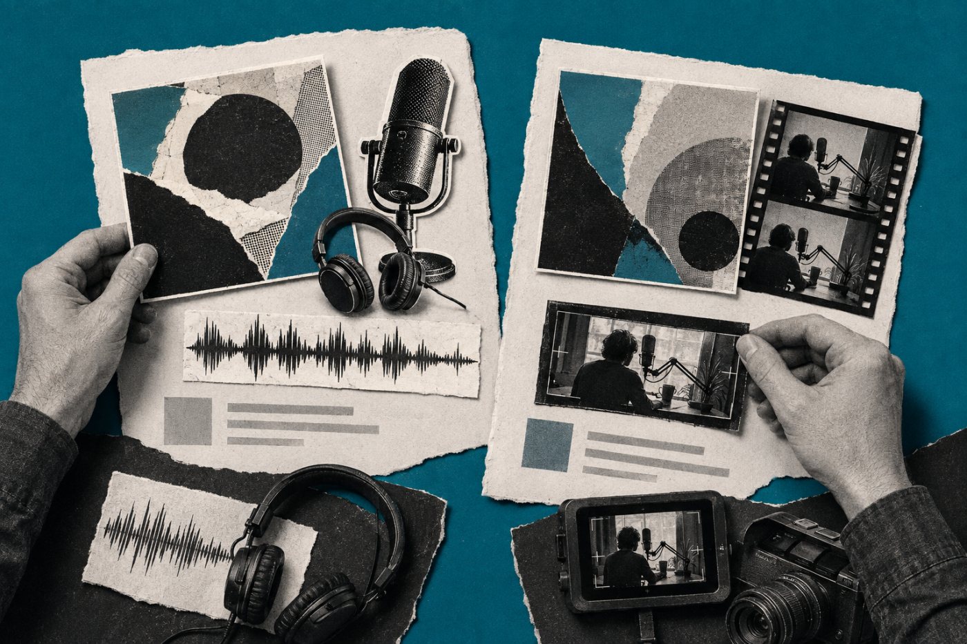Las ediciones de audio y vídeo del pódcast se organizan como versiones diferenciadas para evitar confundirlas con duplicados.
